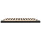 vidaXL Estructura de cama de madera maciza de pino negro 200x200 cm vidaXL Estructura de cama de madera maciza de pino negro 200x200 cm