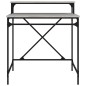 vidaXL Escritorio de hierro y madera contrachapada Sonoma 80x50x90 cm vidaXL Escritorio de hierro y madera contrachapada Sonoma 80x50x90 cm