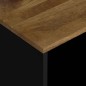 vidaXL Mesa auxiliar madera maciza mango y tecnológica 40x31x46 cm