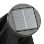 vidaXL Sombrilla con luces LED aluminio negra 200x211 cm vidaXL Sombrilla con luces LED aluminio negra 200x211 cm