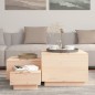 vidaXL Cajas de almacenaje con tapa 3 piezas madera maciza pino vidaXL Cajas de almacenaje con tapa 3 piezas madera maciza pino