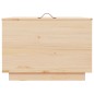 vidaXL Cajas de almacenaje con tapa 3 piezas madera maciza pino vidaXL Cajas de almacenaje con tapa 3 piezas madera maciza pino