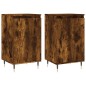 vidaXL Aparadores 2 uds madera de ingeniería roble ahumado 40x35x70 cm vidaXL Aparadores 2 uds madera de ingeniería roble ahumado 40x35x70 cm