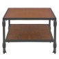 vidaXL Mesa de centro con estante madera maciza abeto 120x60x40 cm vidaXL Mesa de centro con estante madera maciza abeto 120x60x40 cm