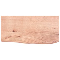 vidaXL Estante pared madera roble tratada marrón claro 60x30x(2-6) cm
