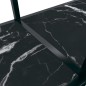 vidaXL Mesa de consola vidrio templado negro 140x35x75,5 cm vidaXL Mesa de consola vidrio templado negro 140x35x75,5 cm