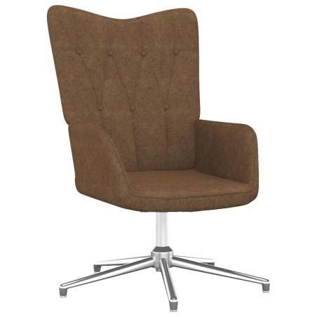 vidaXL Silla de relajación de tela gris taupe
