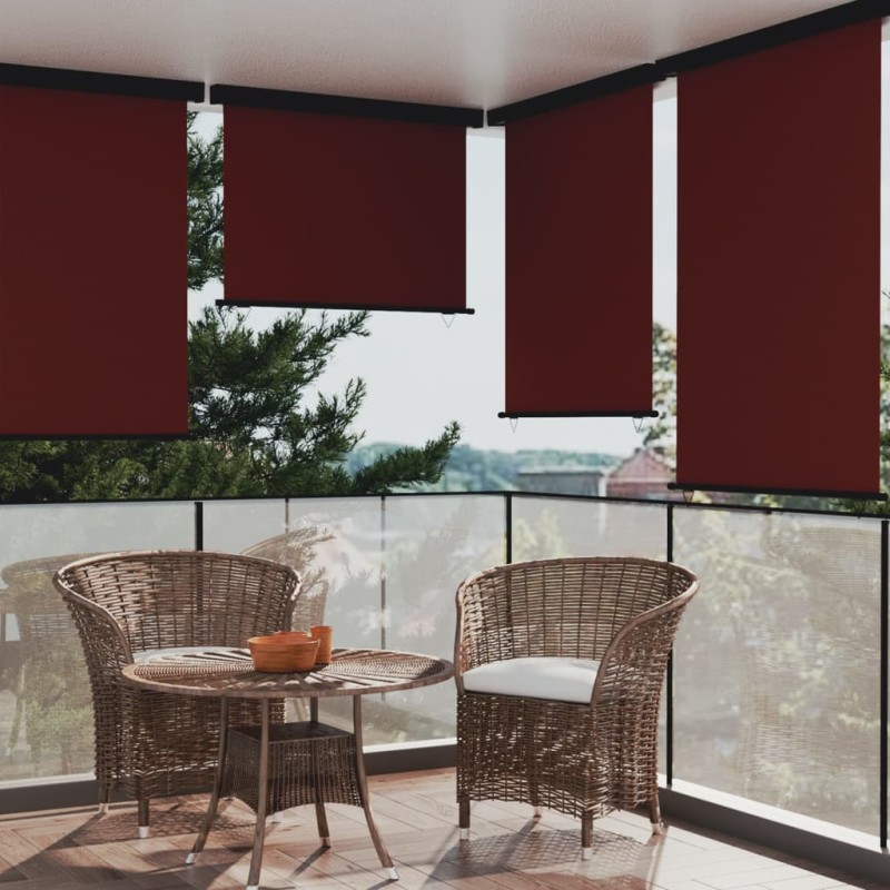 vidaXL Toldo lateral de balcón marrón 122x250 cm vidaXL Toldo lateral de balcón marrón 122x250 cm