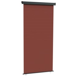 vidaXL Toldo lateral de balcón marrón 122x250 cm