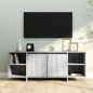 vidaXL Mueble de TV madera de ingeniería gris Sonoma 130x35x50 cm