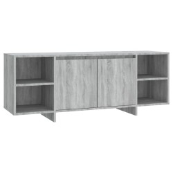 vidaXL Mueble de TV madera de ingeniería gris Sonoma 130x35x50 cm