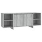 vidaXL Mueble de TV madera de ingeniería gris Sonoma 130x35x50 cm