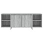 vidaXL Mueble de TV madera de ingeniería gris Sonoma 130x35x50 cm
