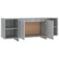 vidaXL Mueble de TV madera de ingeniería gris Sonoma 130x35x50 cm
