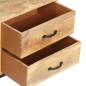 vidaXL Mueble para la TV madera maciza de mango 130x30x45 cm