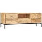 vidaXL Mueble para la TV madera maciza de mango 130x30x45 cm