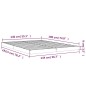 vidaXL Estructura de cama de madera maciza de pino negro 140x190 cm vidaXL Estructura de cama de madera maciza de pino negro 140x190 cm