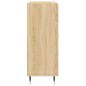 vidaXL Aparador de madera de ingeniería roble Sonoma 69,5x34x90 cm