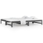 vidaXL Sofá cama extraíble madera maciza de pino gris 2x(80x200) cm vidaXL Sofá cama extraíble madera maciza de pino gris 2x(80x200) cm