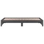 vidaXL Sofá cama extraíble madera maciza de pino gris 2x(80x200) cm vidaXL Sofá cama extraíble madera maciza de pino gris 2x(80x200) cm