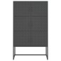 vidaXL Aparador de acero antracita 80x35x135 cm vidaXL Aparador de acero antracita 80x35x135 cm