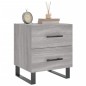 vidaXL Mesitas noche 2 uds madera ingeniería gris Sonoma 40x35x47,5 cm vidaXL Mesitas noche 2 uds madera ingeniería gris Sonoma 40x35x47,5 cm