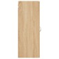 vidaXL Armario de pared roble Sonoma 34,5x34x90 cm