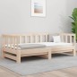 vidaXL Sofá cama extraíble madera maciza de pino 2x(90x190) cm vidaXL Sofá cama extraíble madera maciza de pino 2x(90x190) cm