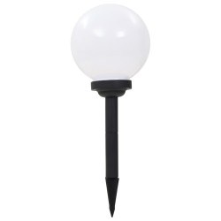vidaXL Lámparas solares esféricas de exterior 3 uds LED RGB 20 cm