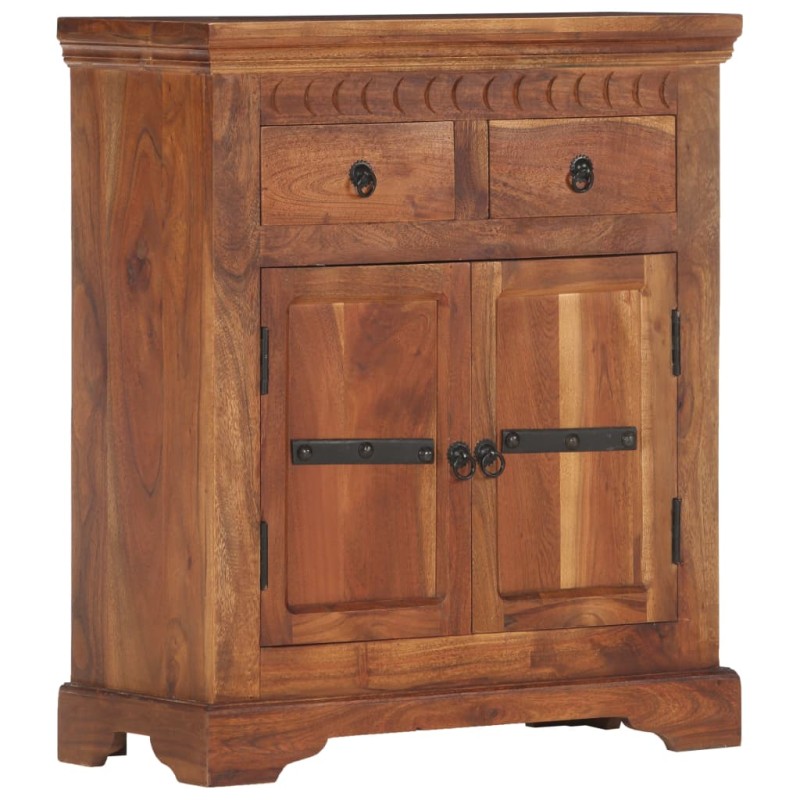 vidaXL Aparador de madera maciza de acacia 63x30x75 cm vidaXL Aparador de madera maciza de acacia 63x30x75 cm