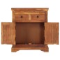 vidaXL Aparador de madera maciza de acacia 63x30x75 cm vidaXL Aparador de madera maciza de acacia 63x30x75 cm