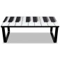 vidaXL Mesa de centro con superficie con dibujo de piano vidaXL Mesa de centro con superficie con dibujo de piano