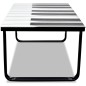 vidaXL Mesa de centro con superficie con dibujo de piano vidaXL Mesa de centro con superficie con dibujo de piano