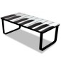 vidaXL Mesa de centro con superficie con dibujo de piano vidaXL Mesa de centro con superficie con dibujo de piano