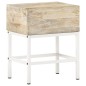 vidaXL Mesita de noche de madera maciza de mango 40x30x50 cm vidaXL Mesita de noche de madera maciza de mango 40x30x50 cm