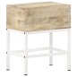 vidaXL Mesita de noche de madera maciza de mango 40x30x50 cm vidaXL Mesita de noche de madera maciza de mango 40x30x50 cm