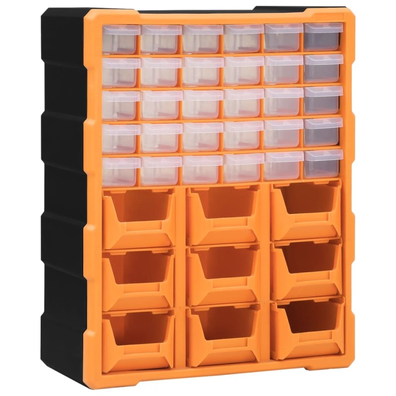 vidaXL Organizador multicajones con 39 cajones 38x16x47 cm vidaXL Organizador multicajones con 39 cajones 38x16x47 cm