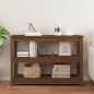 vidaXL Mesa consola de madera maciza de pino marrón miel 110x40x74 cm vidaXL Mesa consola de madera maciza de pino marrón miel 110x40x74 cm