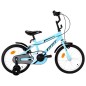 vidaXL Bicicleta para niños 16 pulgadas negro y azul vidaXL Bicicleta para niños 16 pulgadas negro y azul