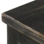 vidaXL Mueble para TV de madera maciza de mango negro 120x30x45 cm