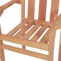 vidaXL Juego de mesa y sillas de jardín 3 piezas madera de teca maciza vidaXL Juego de mesa y sillas de jardín 3 piezas madera de teca maciza