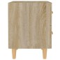 vidaXL Mesitas de noche 2 unidades color roble Sonoma 40x35x47,5 cm vidaXL Mesitas de noche 2 unidades color roble Sonoma 40x35x47,5 cm