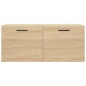 vidaXL Armario de pared madera ingeniería roble Sonoma 80x36,5x35 cm