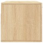 vidaXL Armario de pared madera ingeniería roble Sonoma 80x36,5x35 cm