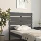 vidaXL Cabecero de cama madera maciza de pino gris 100x3x80 cm vidaXL Cabecero de cama madera maciza de pino gris 100x3x80 cm