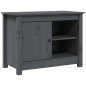 vidaXL Mueble de TV de madera maciza de pino gris 70x36,5x52 cm vidaXL Mueble de TV de madera maciza de pino gris 70x36,5x52 cm