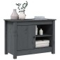 vidaXL Mueble de TV de madera maciza de pino gris 70x36,5x52 cm vidaXL Mueble de TV de madera maciza de pino gris 70x36,5x52 cm