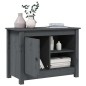vidaXL Mueble de TV de madera maciza de pino gris 70x36,5x52 cm vidaXL Mueble de TV de madera maciza de pino gris 70x36,5x52 cm