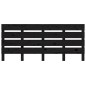 vidaXL Cabecero de cama madera maciza de pino negro 135x3x80 cm vidaXL Cabecero de cama madera maciza de pino negro 135x3x80 cm