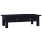 vidaXL Mesa de centro café negro claro madera de caoba 100x50x30 cm vidaXL Mesa de centro café negro claro madera de caoba 100x50x30 cm